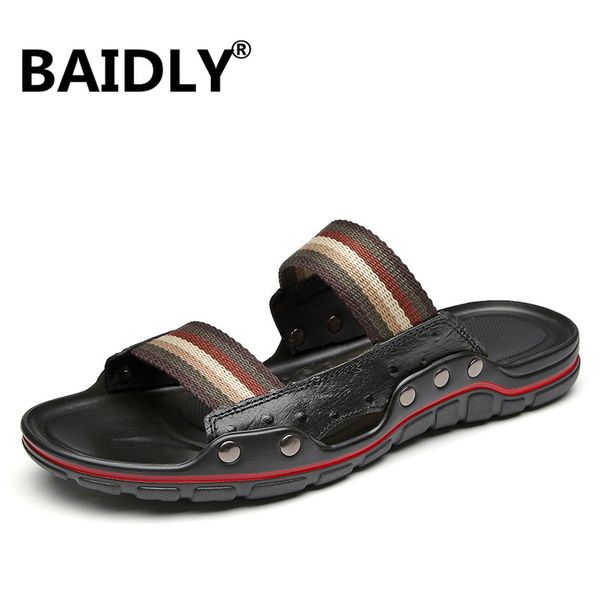 summer mens sandals beach leather sandals for men gladiator outdoor male summer slippers large size, Black
summer mens sandals beach leather sandals for men gladiator outdoor male summer slippers large size, Black
