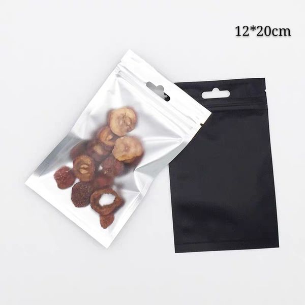100pcs black geocery package bags 12*20cm reclosed food storage bags gift mylar foil crafts and gifts samples bags with clear window on fron
100pcs black geocery package bags 12*20cm reclosed food storage bags gift mylar foil crafts and gifts samples bags with clear window on fron
