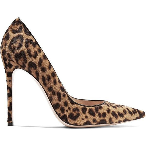 women pointed toe high heels leopard printed suede leather stiletto pumps slip on thin heels party dress pumps, Black
women pointed toe high heels leopard printed suede leather stiletto pumps slip on thin heels party dress pumps, Black