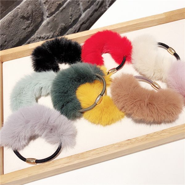 new korean style winter faux fur pom pom hair ties cute faux fur elastic hair bands chic ponytails accessories
new korean style winter faux fur pom pom hair ties cute faux fur elastic hair bands chic ponytails accessories
