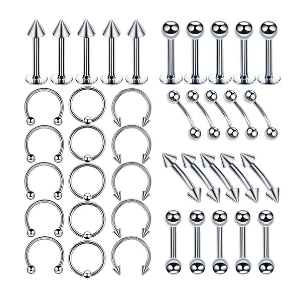40pcs unisex 16g из нержавеющей стали изогнутых бровей уха живота пупка губ нос кольцо шпилька обруч нос шпилька пирсинг украшение kit silve, Slivery;golden
40pcs unisex 16g из нержавеющей стали изогнутых бровей уха живота пупка губ нос кольцо шпилька обруч нос шпилька пирсинг украшение kit silve, Slivery;golden