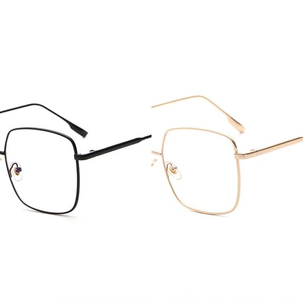 anti-blue-ray zhou yangqing square frame phnom penh plain glasses large frame round face thin square glasses, Silver
anti-blue-ray zhou yangqing square frame phnom penh plain glasses large frame round face thin square glasses, Silver