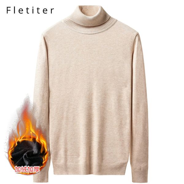 fletiter mens sweaters cashmere cotton sweater men soft knitwear pull homme winter thick warm turtleneck wool pullover men, White;black
fletiter mens sweaters cashmere cotton sweater men soft knitwear pull homme winter thick warm turtleneck wool pullover men, White;black