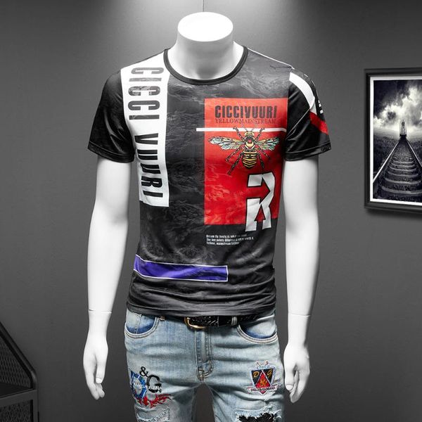 7xl summer man's t-shirt streetwear t shirts short sleeve print casual t-shirt breathable tee social nightclub men clothing, White;black
7xl summer man's t-shirt streetwear t shirts short sleeve print casual t-shirt breathable tee social nightclub men clothing, White;black
