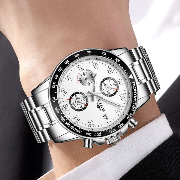 lige2019 new fashion sport watch mens watches quartz men waterproof business wrist watch relogio masculino+box, Slivery;brown
lige2019 new fashion sport watch mens watches quartz men waterproof business wrist watch relogio masculino+box, Slivery;brown