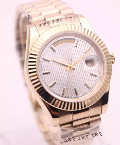 37 luxury movement daydate gold stripe dial buckle style mechanical sapphire mirror automatic headband watch 18k strap folding watch wr gmke, Slivery;brown
37 luxury movement daydate gold stripe dial buckle style mechanical sapphire mirror automatic headband watch 18k strap folding watch wr gmke, Slivery;brown