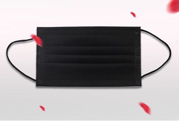 dhl ship face masks 3ply non woven facial mask with earloop black color masks for protection safety air pollution winter face mask bag
dhl ship face masks 3ply non woven facial mask with earloop black color masks for protection safety air pollution winter face mask bag