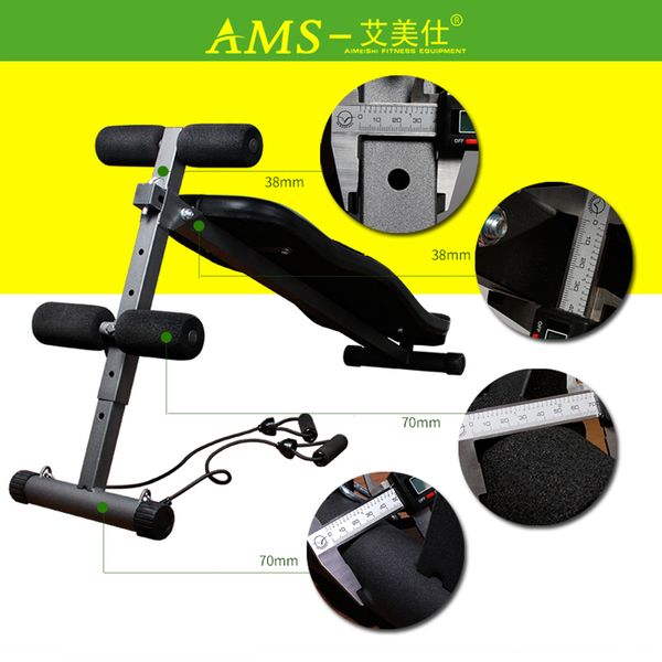 sit up bench adjustable foldable abdominal decline bench slant board/abs workout equipment
