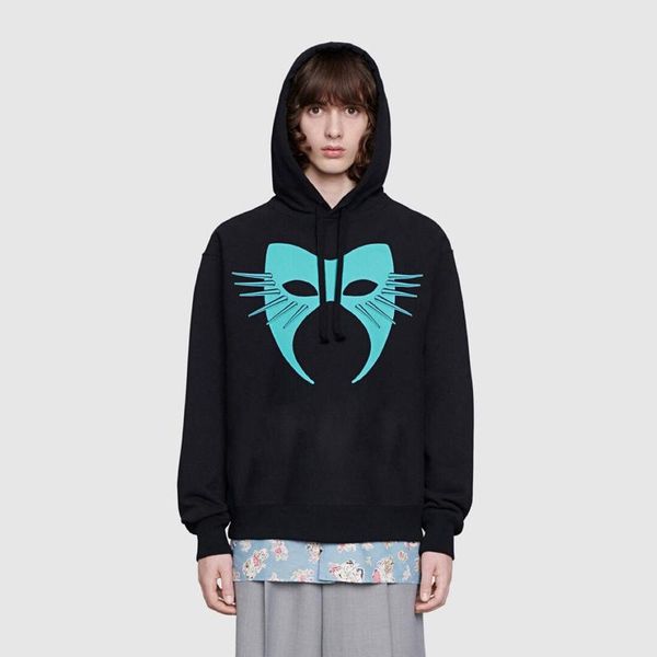 19fw cat маска толстовка письмо логотип printed толстовка с капюшоном пар повседневной улицы открытой мужчины женщина пальто hfhlwy007, Black
19fw cat маска толстовка письмо логотип printed толстовка с капюшоном пар повседневной улицы открытой мужчины женщина пальто hfhlwy007, Black
