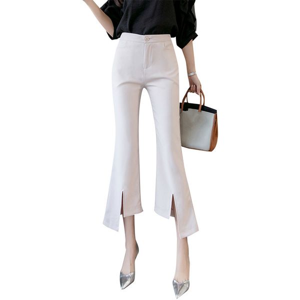 new korean fashion women trousers spring summer office flare pants high waist female casual loose ankle-length pant, Black;white
new korean fashion women trousers spring summer office flare pants high waist female casual loose ankle-length pant, Black;white