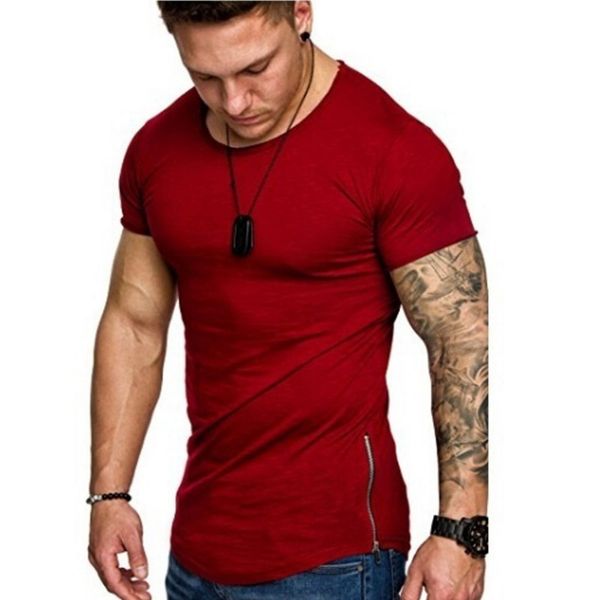 male side zipper summer t shirt slim fit skinny solid color tshirt swag hem hip hop t-shirt for men's clothing curve streetwear m-3xl
male side zipper summer t shirt slim fit skinny solid color tshirt swag hem hip hop t-shirt for men's clothing curve streetwear m-3xl