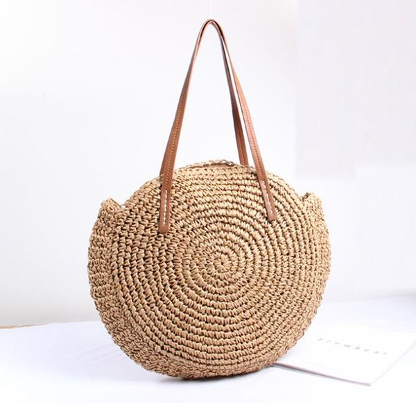 designer-new hand-woven bags ins round shoulder straw bag beach bag large capacity beach handbag holiday special hand-woven bags/3
designer-new hand-woven bags ins round shoulder straw bag beach bag large capacity beach handbag holiday special hand-woven bags/3