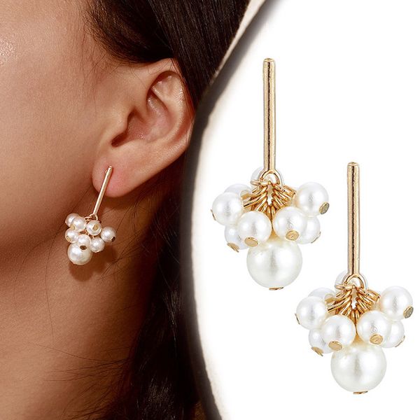 womens simulated pearls earrings fashion tassel ear accessories decor for ladies girls tc21, Silver
womens simulated pearls earrings fashion tassel ear accessories decor for ladies girls tc21, Silver