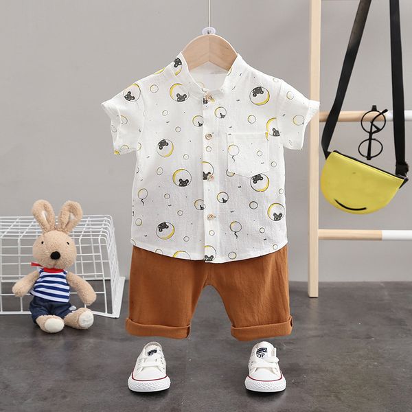 мальчика одежда набор outfit printed лето 1 2 3 4 лет кнопка рубашка + короткие брюки 2pcs мальчиков одежда летние наборы, White
мальчика одежда набор outfit printed лето 1 2 3 4 лет кнопка рубашка + короткие брюки 2pcs мальчиков одежда летние наборы, White