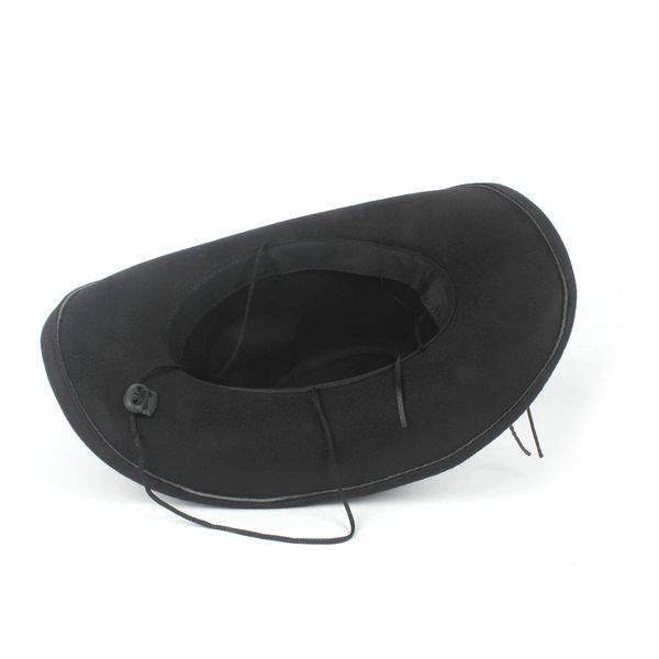 2019 women men wool hollow western cowboy hat bush hat gentleman outblack sombrero hombre jazz cap wind rope size 56-58cm, Blue;gray
2019 women men wool hollow western cowboy hat bush hat gentleman outblack sombrero hombre jazz cap wind rope size 56-58cm, Blue;gray