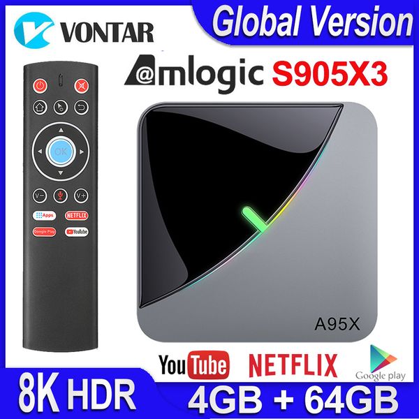 a95x f3 air rgb light tv box android 9,0 amlogic s905x3 маѬ box 4gb 64gb dual wifi 4k 60fps netflix youtube media player
a95x f3 air rgb light tv box android 9,0 amlogic s905x3 маѬ box 4gb 64gb dual wifi 4k 60fps netflix youtube media player