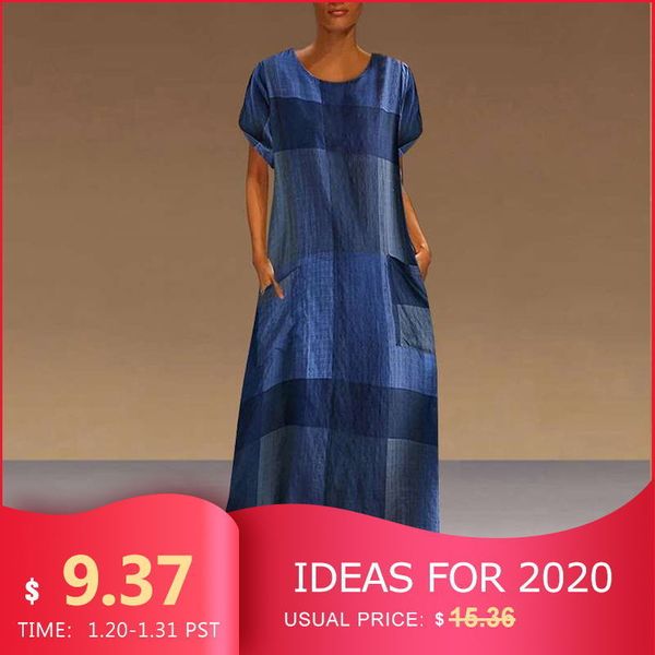 vonda vintage patchwork plaid maxi dress women 2019 summer beach sundress plus size short sleeve bohemian party dresses 5xl, Black;gray
vonda vintage patchwork plaid maxi dress women 2019 summer beach sundress plus size short sleeve bohemian party dresses 5xl, Black;gray