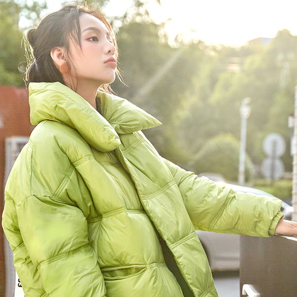 women's down jacket warm bread coats loose candy color cotton padded jacket wadded jackets winter female bright parka oversize, Tan;black
women's down jacket warm bread coats loose candy color cotton padded jacket wadded jackets winter female bright parka oversize, Tan;black