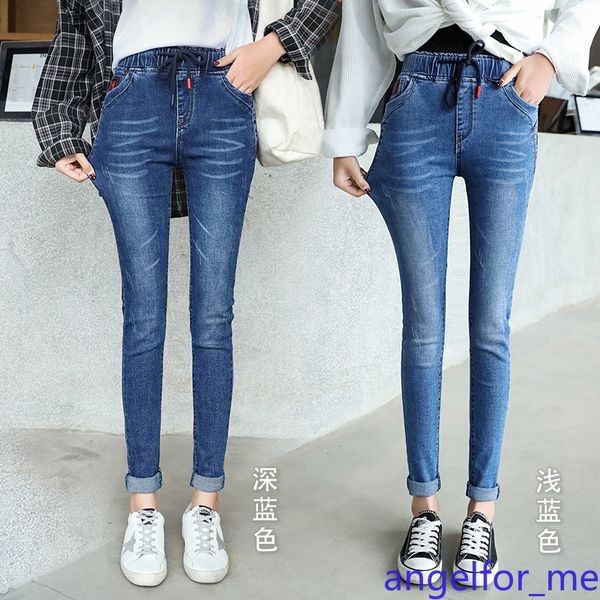 эластичные джинсы тонких вытянутые женщины брюки, Blue 
эластичные джинсы тонких вытянутые женщины брюки, Blue