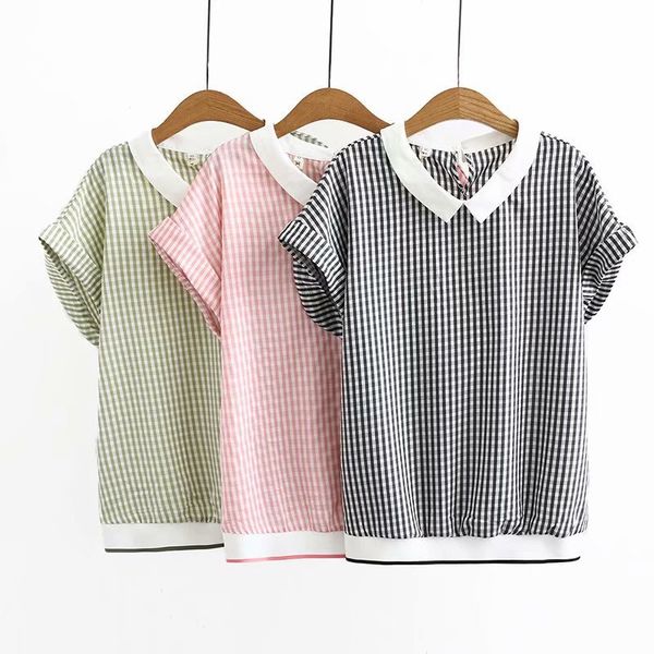 2020 new fashion brand oversize plus size shirt peter pan collar casual short solid, White
2020 new fashion brand oversize plus size shirt peter pan collar casual short solid, White