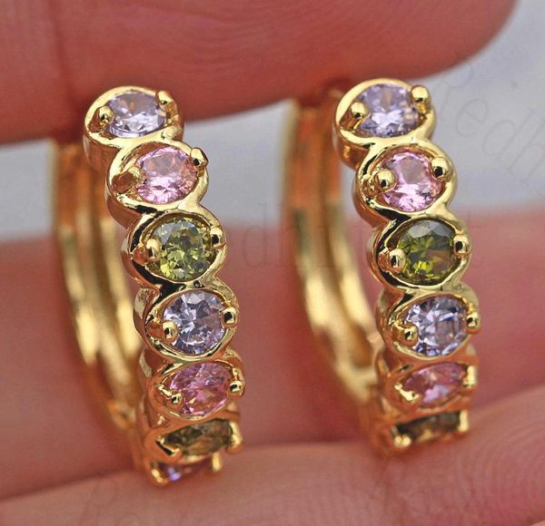 luxury hoop earrings for women gold color earrring with colorful rainbow zircon trendy jewelry for wedding anniversary gift, Golden;silver
luxury hoop earrings for women gold color earrring with colorful rainbow zircon trendy jewelry for wedding anniversary gift, Golden;silver