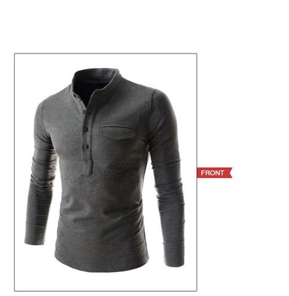 mens designer casual polo shirt fashion stand collar solid color long sleeve fashion clothes slim comfortable tshirt, White;black
mens designer casual polo shirt fashion stand collar solid color long sleeve fashion clothes slim comfortable tshirt, White;black