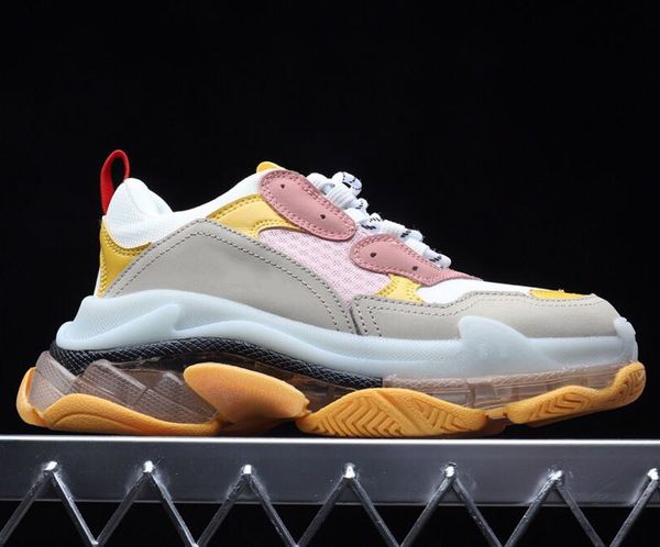 new luxury triple s designer low old dad combination soles mens womens fashion casual shoes high with box, Red;white
new luxury triple s designer low old dad combination soles mens womens fashion casual shoes high with box, Red;white