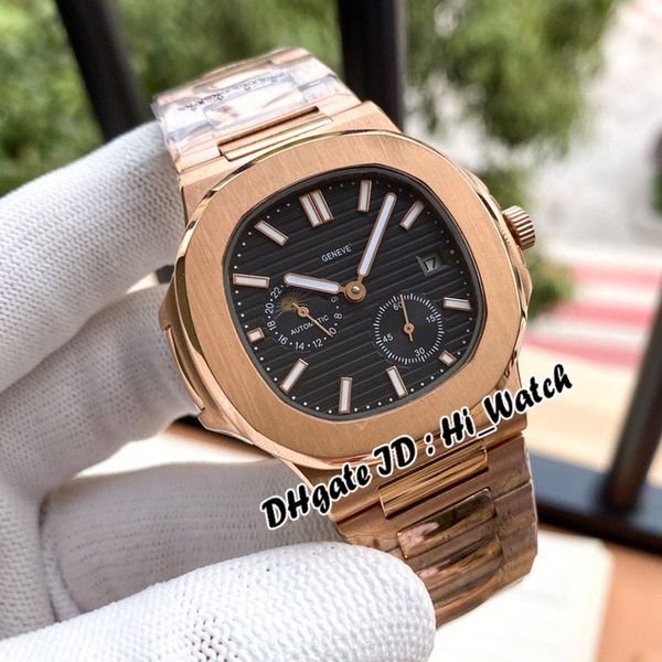 nautilus classic 5712 moon phase automatic mens watch rose gold black texture dial stick markers stainless steel bracelet hi_watch e110a1, Slivery;brown
nautilus classic 5712 moon phase automatic mens watch rose gold black texture dial stick markers stainless steel bracelet hi_watch e110a1, Slivery;brown