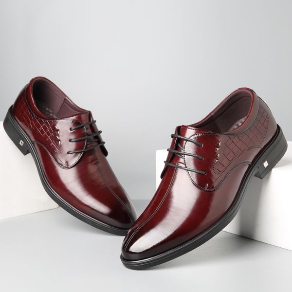 

northmarch shoes men formal new business mens oxford leather shoes lace-up wedding men sapatos social zapatos de hombre, Black