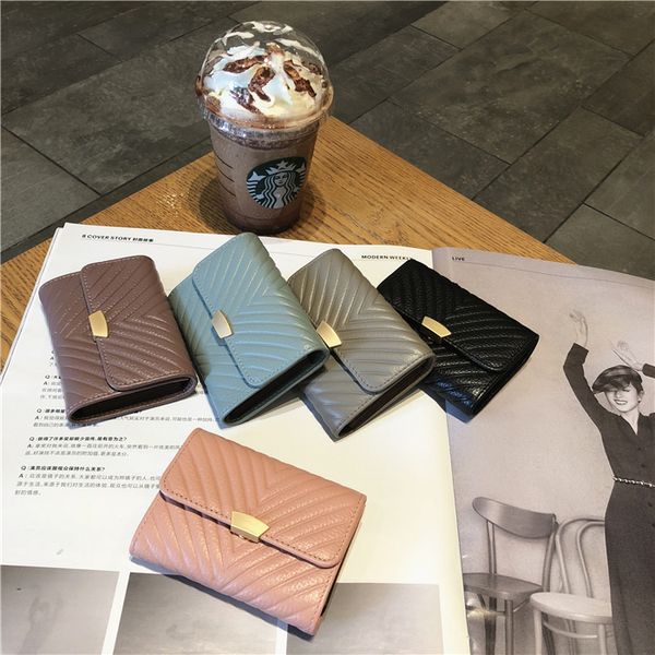 pattern full-grain leather wallet women's leather multi-card ultra-thin exquisite high-end card holder women 5c85, Black
pattern full-grain leather wallet women's leather multi-card ultra-thin exquisite high-end card holder women 5c85, Black