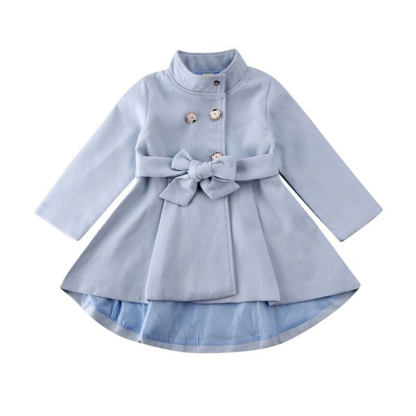 girl trench elegant toddler baby girl outerwear long dress windbreaker jacket coat autumn winter size 1-5y, Blue;gray
girl trench elegant toddler baby girl outerwear long dress windbreaker jacket coat autumn winter size 1-5y, Blue;gray