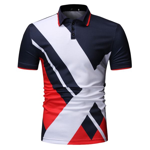 men's clthing male casual fashion lapel short-sleeved t-shirt polo shirt, Gray;blue
men's clthing male casual fashion lapel short-sleeved t-shirt polo shirt, Gray;blue
