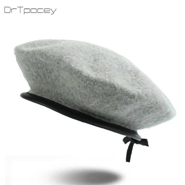 women 100% wool beret female winter hats for women flat cap knit cashmere hats lady berets hat female bone tocas painter hat, Blue;gray
women 100% wool beret female winter hats for women flat cap knit cashmere hats lady berets hat female bone tocas painter hat, Blue;gray