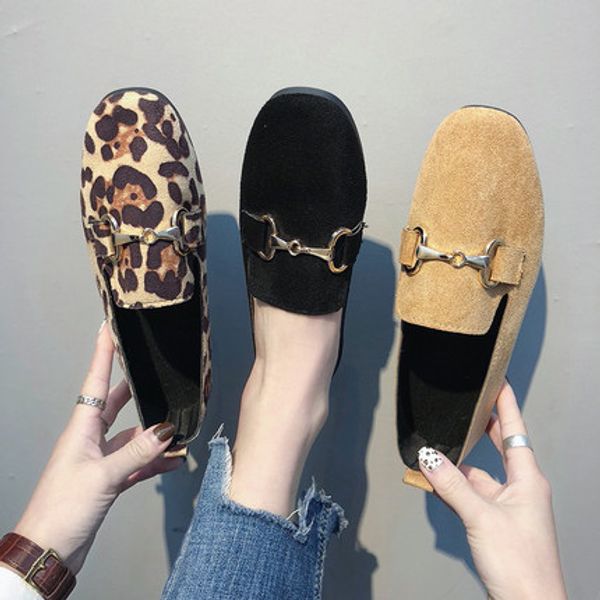 suede low heel casual peas shoes female 2020 new flat bottom wild single shoes spring and autumn a pedal female, Black
suede low heel casual peas shoes female 2020 new flat bottom wild single shoes spring and autumn a pedal female, Black