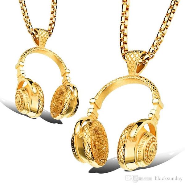 fashion music headset pendant necklaces mens hip-hop necklaces titanium steel fashion jewelry for men personalized hip hop accessories, Silver
fashion music headset pendant necklaces mens hip-hop necklaces titanium steel fashion jewelry for men personalized hip hop accessories, Silver