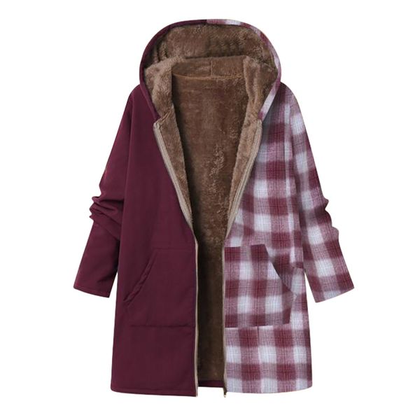 cotton liner warm women coat jacket female long coat winter fur zipper hooded parka mujer coats plus size overcoats with pocket, Black
cotton liner warm women coat jacket female long coat winter fur zipper hooded parka mujer coats plus size overcoats with pocket, Black