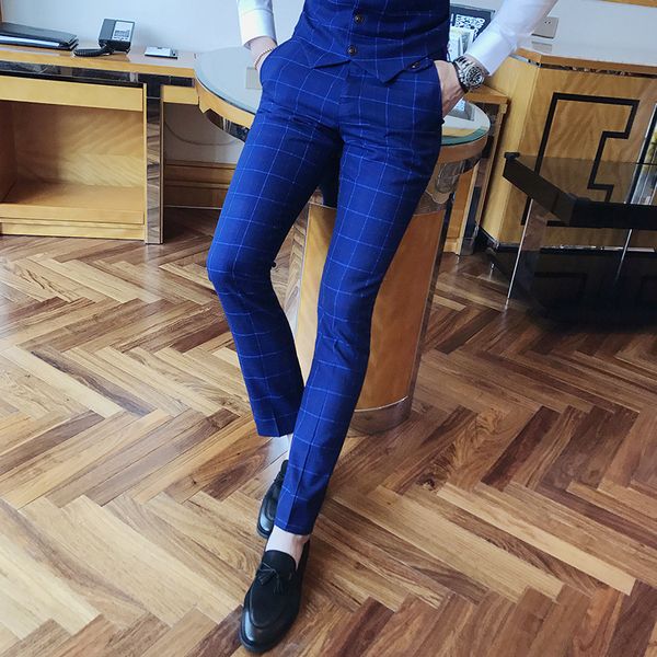 2019 classic men plaid suit pants business wedding groom men dress pant s-3xl casual trousers, White;black
2019 classic men plaid suit pants business wedding groom men dress pant s-3xl casual trousers, White;black