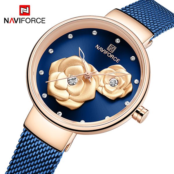 new naviforce women watch creative design steel mesh women's watches female clock montre femme, Slivery;brown
new naviforce women watch creative design steel mesh women's watches female clock montre femme, Slivery;brown