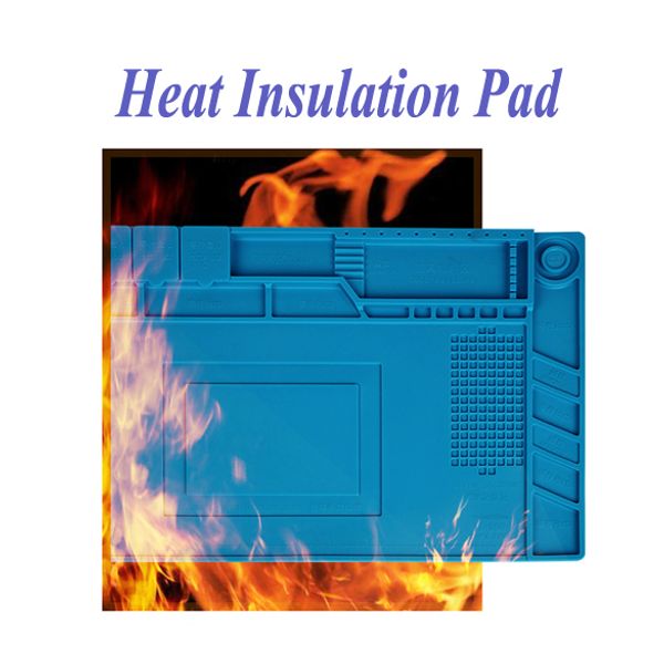 heat-resistant soldering mat silicone heat gun bga soldering station insulation pad repair tools maintenance platform desk mat
heat-resistant soldering mat silicone heat gun bga soldering station insulation pad repair tools maintenance platform desk mat
