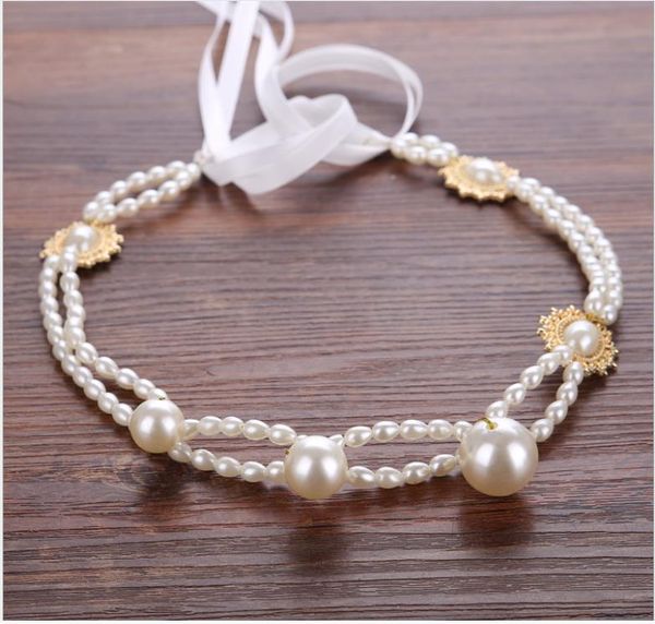 bridal european hair strap handmade pearl bridal dress accessories wedding bridal handmade headwear, Silver
bridal european hair strap handmade pearl bridal dress accessories wedding bridal handmade headwear, Silver
