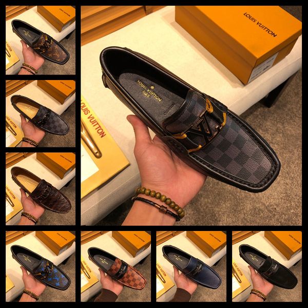 18ss men luxury loafers casual shoes slip on man leather flat walking sneakers comfortable male fashion driving footwear brown black
18ss men luxury loafers casual shoes slip on man leather flat walking sneakers comfortable male fashion driving footwear brown black