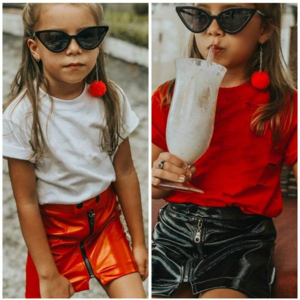 retail fashion girls leather zipper skirts kids luxury designer classic black red pleated skirt short skirts children boutique clothing
retail fashion girls leather zipper skirts kids luxury designer classic black red pleated skirt short skirts children boutique clothing