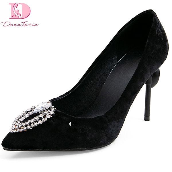 doratasia 2020 dropship thin high heels big size 50 crystals party office lady women shoes woman pumps female, Black
doratasia 2020 dropship thin high heels big size 50 crystals party office lady women shoes woman pumps female, Black