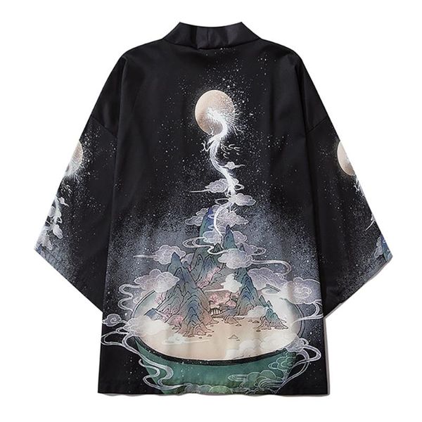 japanese kimono jackets flying white dragon printed 2020 men harajuku streetwear casual thin gown japan style loose shirts, White;black
japanese kimono jackets flying white dragon printed 2020 men harajuku streetwear casual thin gown japan style loose shirts, White;black