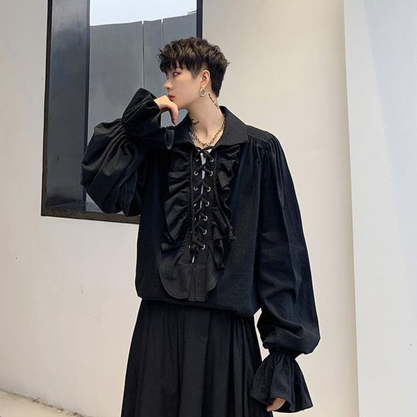 мужчины готический стиль vintage fashion casual с длинным рукавом пуловер рубашка мужчина платье рубашка этап одежда, White;black
мужчины готический стиль vintage fashion casual с длинным рукавом пуловер рубашка мужчина платье рубашка этап одежда, White;black