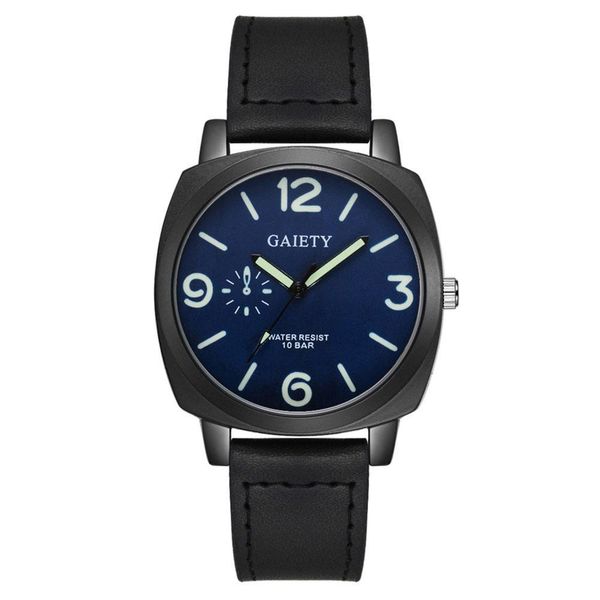 2019 fashion men faux leather band blue dial quartz analog sport wrist watch, Slivery;brown
2019 fashion men faux leather band blue dial quartz analog sport wrist watch, Slivery;brown