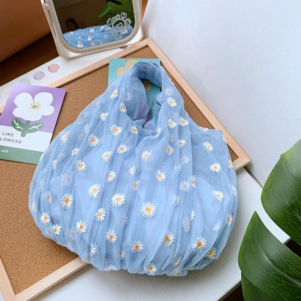daisy embroidery handbag summer women small transparent tote mesh cloth bag eco fruit bag purse for girls new 2020
daisy embroidery handbag summer women small transparent tote mesh cloth bag eco fruit bag purse for girls new 2020