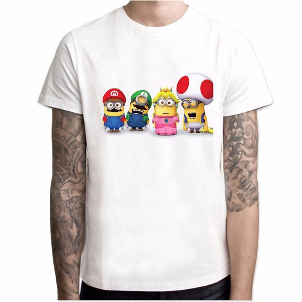 2020 new fashion super mario men t-shirt short sleeve casual funny tee cute cartoon printed custom t-shirt, White;black
2020 new fashion super mario men t-shirt short sleeve casual funny tee cute cartoon printed custom t-shirt, White;black
