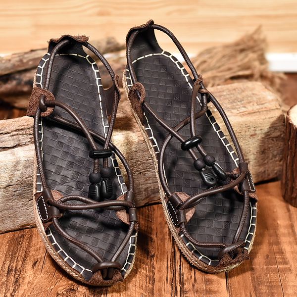 slippers 2021 genuine leather non-slip men beach sandals comfortable handmade summer shoes classics flip flops, Black
slippers 2021 genuine leather non-slip men beach sandals comfortable handmade summer shoes classics flip flops, Black