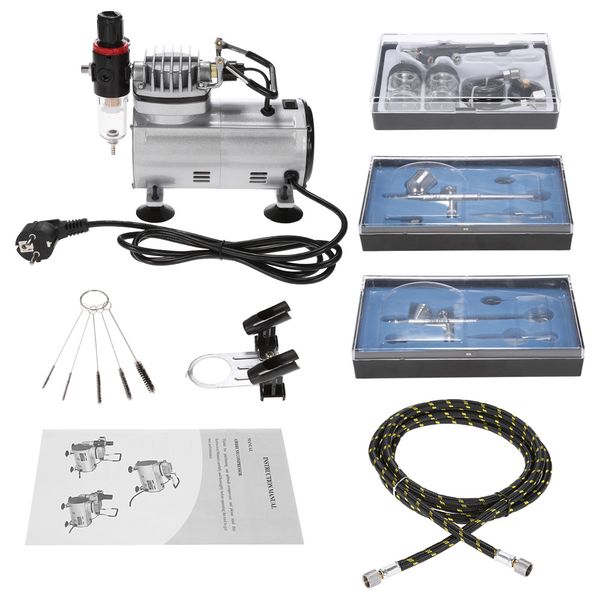 airbrush compressor pistola de pintura aerografo spray gun air brush paint gun airbrush with compressor pistolet peinture
airbrush compressor pistola de pintura aerografo spray gun air brush paint gun airbrush with compressor pistolet peinture